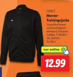 Lidl CRIVIT Herren- Trainingsjacke Angebot
