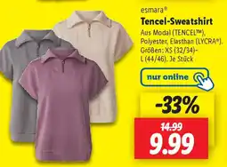 Lidl esmara Tencel-Sweatshirt Angebot