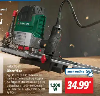 Lidl PARKSIDE Oberfräse Angebot