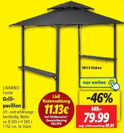Lidl LIVARNO home Grill- pavillon Angebot