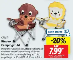 Lidl CRIVIT Kinder- Campingstuhl Angebot