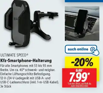 Lidl ULTIMATE SPEED Kfz-Smartphone-Halterung Angebot