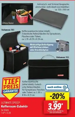 Lidl ULTIMATE SPEED Kofferraum-Zubehör Angebot
