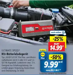 Lidl ULTIMATE SPEED Kfz-Batterieladegerät Kfz-Batterieladegerät Angebot
