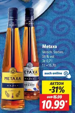 Lidl Metaxa Versch. Sorten Angebot