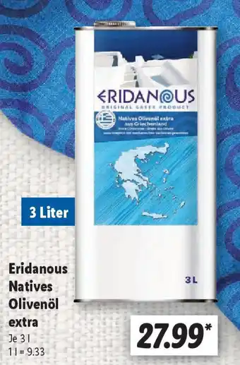 Lidl Eridanous Natives Olivenöl extra Angebot