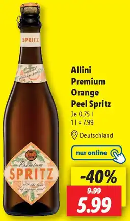 Lidl Allini Premium Orange Peel Spritz Angebot