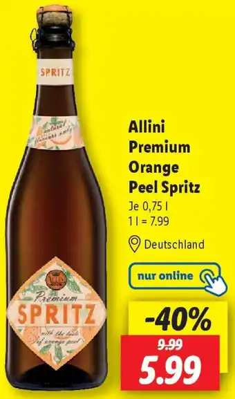 Lidl Allini Premium Orange Peel Spritz Angebot