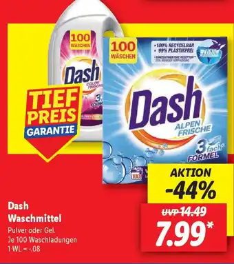 Lidl Dash Waschmittel Angebot
