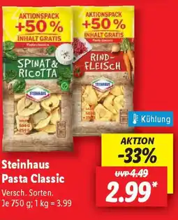 Lidl Steinhaus Pasta Classic Angebot