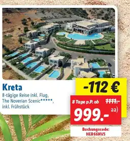 Lidl Kreta 8-tägige Reise inkl. Flug Angebot