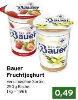 CAP Markt Bauer Fruchtjoghurt Angebot