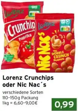CAP Markt Lorenz Crunchips oder Nic Nac's Angebot