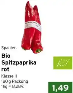 CAP Markt Spanien Bio Spitzpaprika rot Angebot