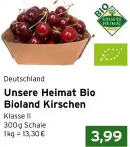 CAP Markt Unsere Heimat Bio Bioland Kirschen Angebot