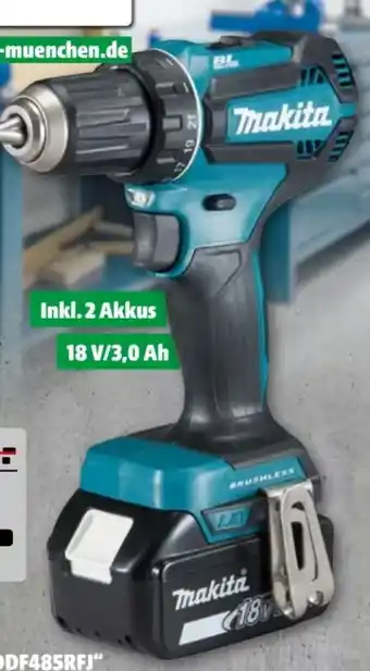 Hagebau Makita Akku-Bohrschrauber DDF485RFJ Angebot