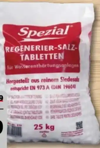 Hagebau Spezial Regeneriersiede Salztabletten Angebot