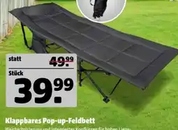 Hagebau Klappbares Pop-up-Feldbett Angebot