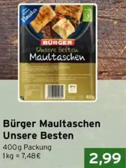 CAP Markt Bürger Maultaschen Unsere Besten Angebot