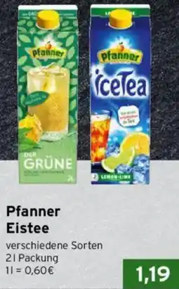 CAP Markt Pfanner Eistee Angebot