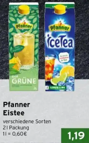 CAP Markt Pfanner Eistee Angebot