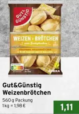 CAP Markt Gut&Günstig Weizenbrötchen Angebot