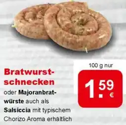 CAP Markt Bratwurstschnecken Angebot