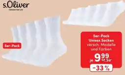 AWG Mode s.Oliver Unisex Sneaker-Socken 5er Pack Angebot