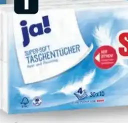B1 Discount Baumarkt ja! Taschentücher Angebot