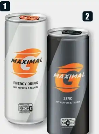 B1 Discount Baumarkt Maximal G Original Energy-Drink Angebot