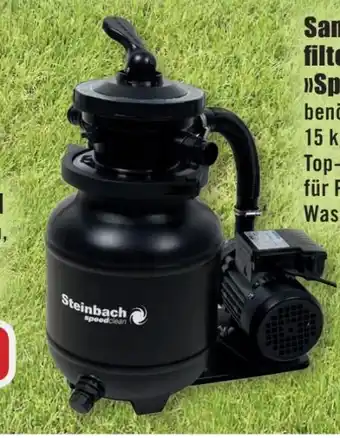 B1 Discount Baumarkt Steinbach Sandfilteranlage Speed Clean 2 Angebot