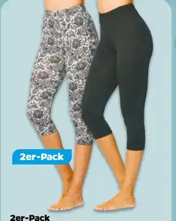 NETTO Damen Capri-Leggings 2er-Pack Angebot