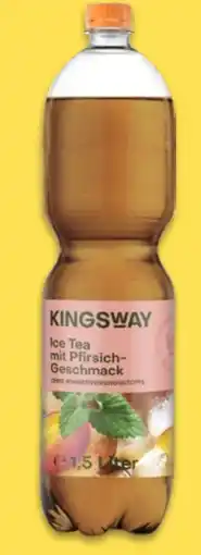 NETTO Kingsway Eistee mit Pfirsch-Geschmack Angebot