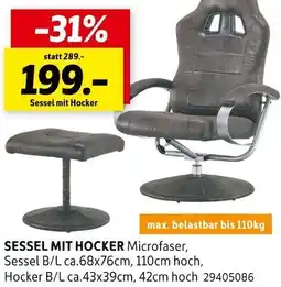 SCONTO Sessel mit Hocker Angebot
