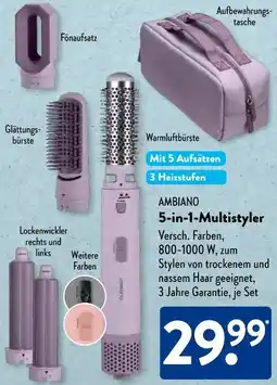 Aldi Süd Ambiano 5-in-1-Multistyler Angebot