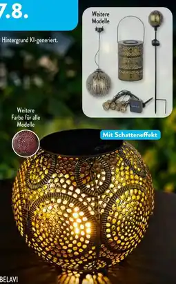Aldi Süd Belavi Orientalische Leuchte mit Solar Angebot