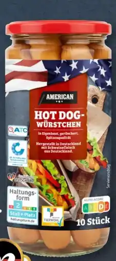 Aldi Süd American Hot Dog-Würstchen Angebot