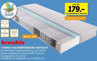 SCONTO breckle Taschenfederkern-Matratze Angebot
