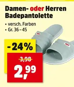 Thomas Philipps Damen-badepantoletten Angebot