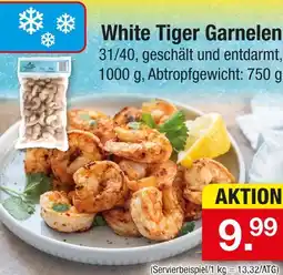 Zimmermann White tiger garnelen Angebot
