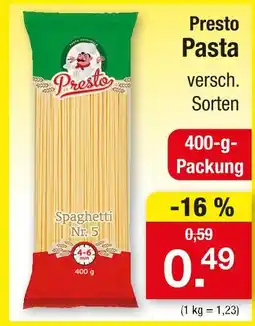 Zimmermann Presto pasta Angebot