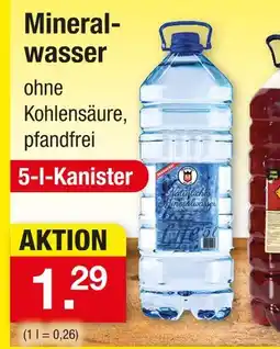 Zimmermann Mineralwasser Angebot