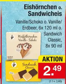 Zimmermann Sanobub waffelhörnchen vanille-schoko Angebot