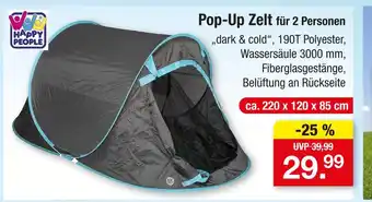 Zimmermann Happy people pop-up zelt Angebot