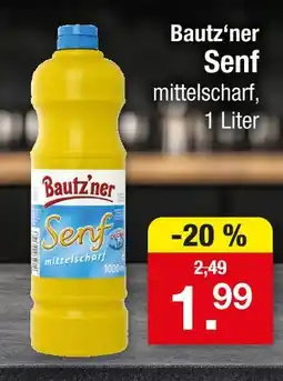 Zimmermann Bautz'ner senf Angebot