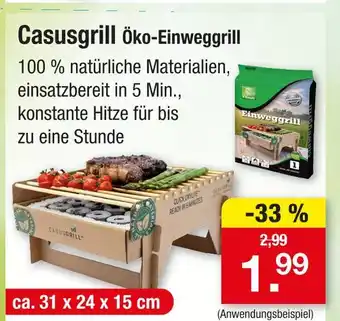 Zimmermann Casusgrill öko-einweggrill Angebot