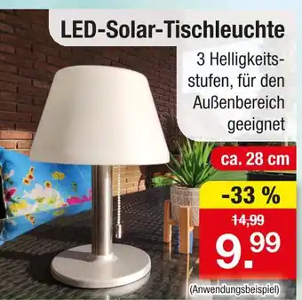 Zimmermann Led-solar-tischleuchte Angebot