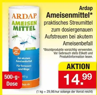 Zimmermann Ardap ameisenmittel Angebot