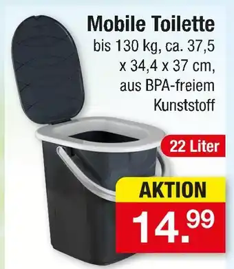 Zimmermann Mobile toilette Angebot