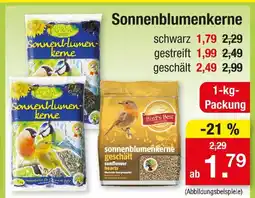 Zimmermann Sonnenblumenkerne schwarz Angebot